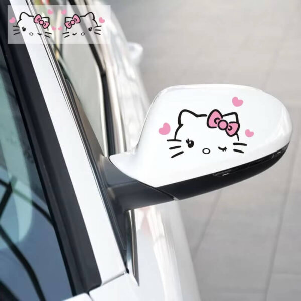 pegatina hello kitty rosa