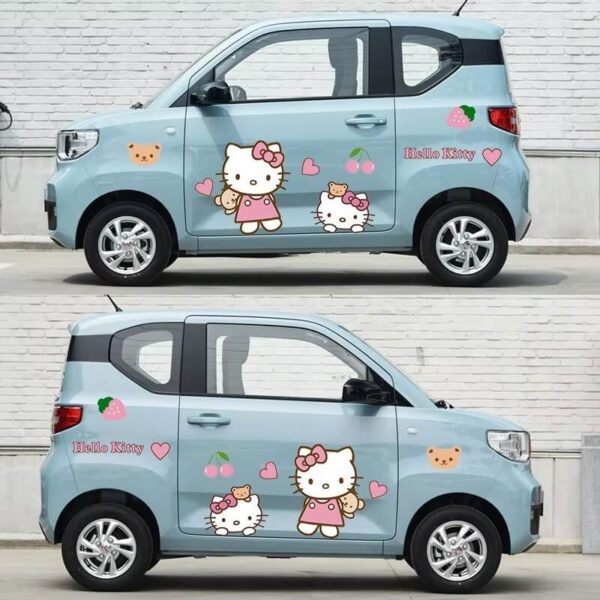 pegatina hello kitty trio