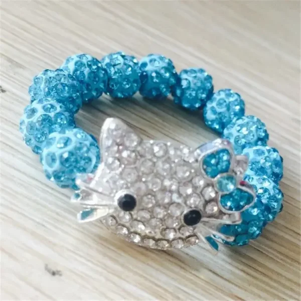 pulsera hello kitty azul