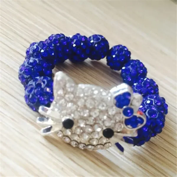 pulsera hello kitty azul oscuro
