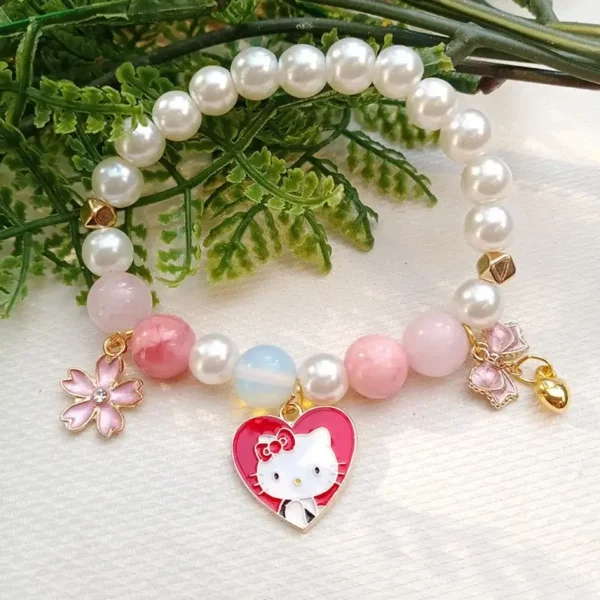 pulsera hello kitty corazon