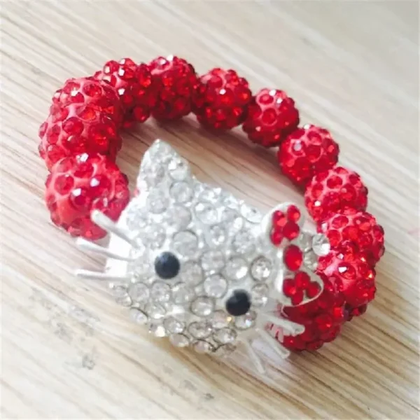 pulsera hello kitty rojo