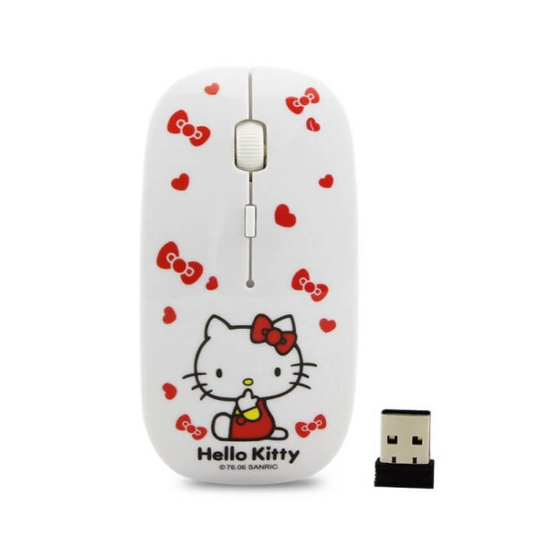 raton hello kitty blanco