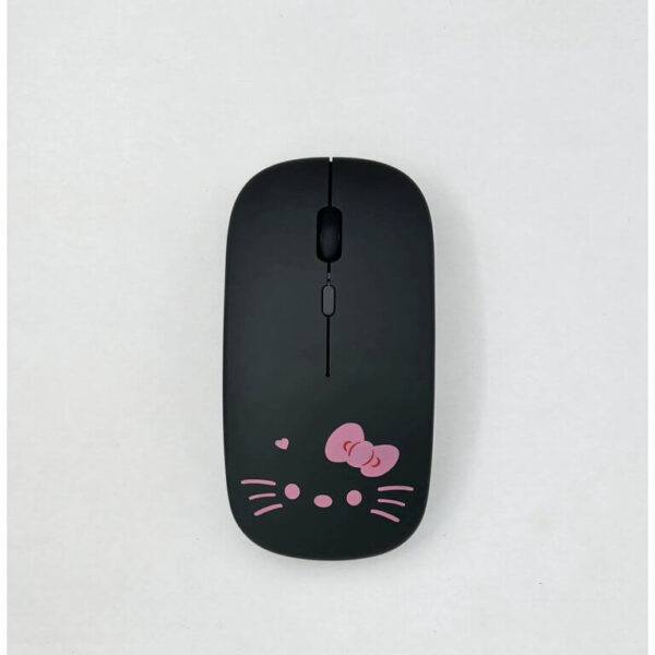 raton hello kitty negro inalambrico