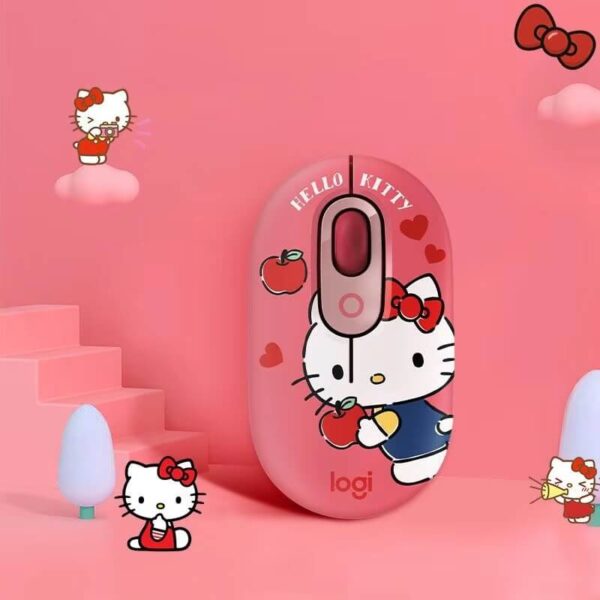 raton hello kitty rosa inalambrico