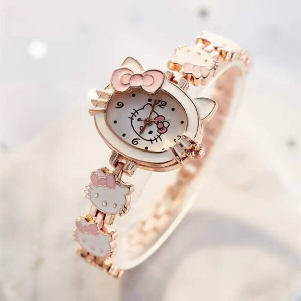 reloj de hello kitty blanco