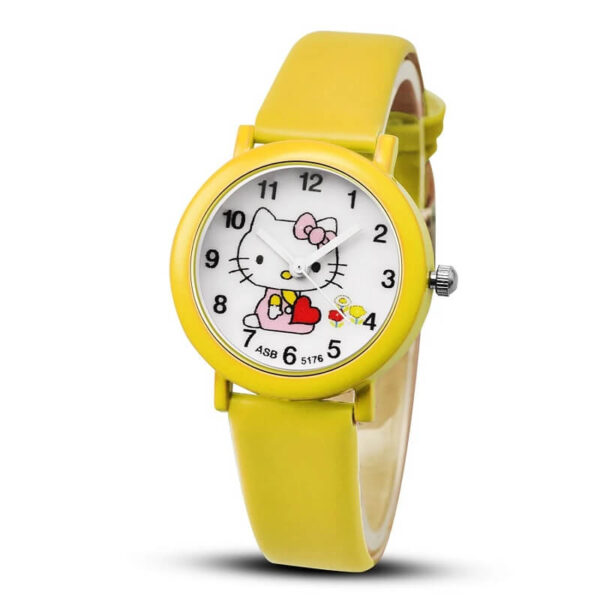 reloj hello kitty amarillo