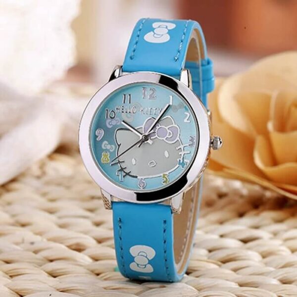 reloj hello kitty azul