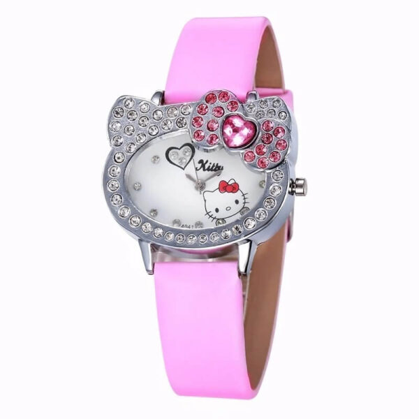 reloj hello kitty diamantes rosa