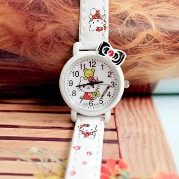 reloj hello kitty kawaii blanco