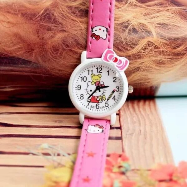reloj hello kitty kawaii color rosa