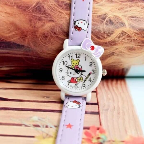 reloj hello kitty kawaii violeta
