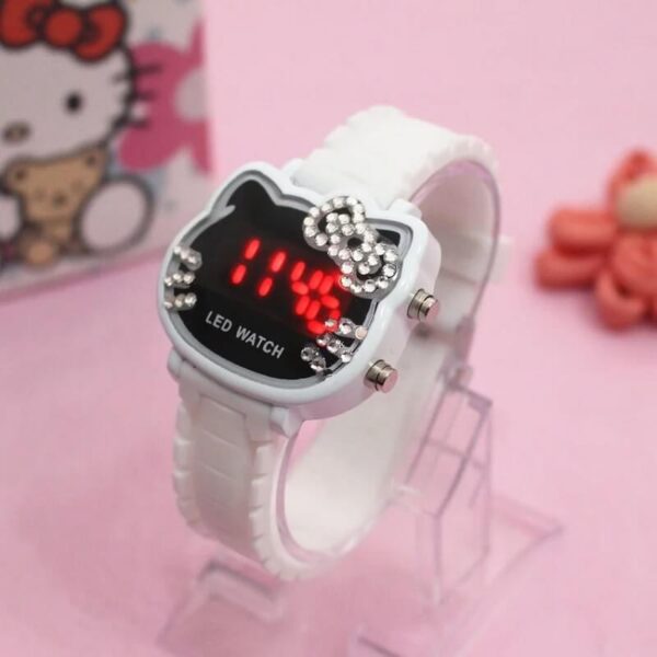 reloj hello kitty niño blanco