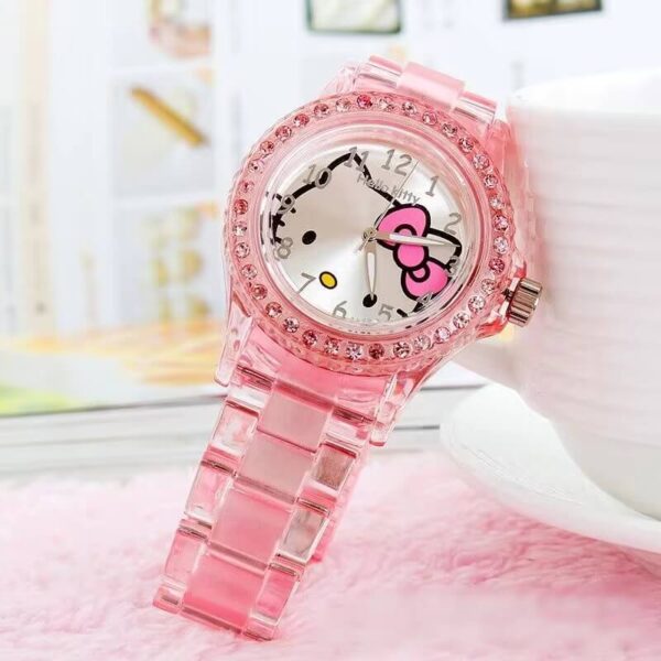reloj hello kitty rosa