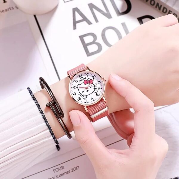 reloj hello kitty simple rosa