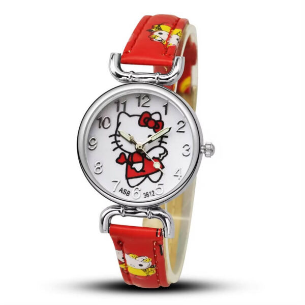 reloj rojo de hello kitty