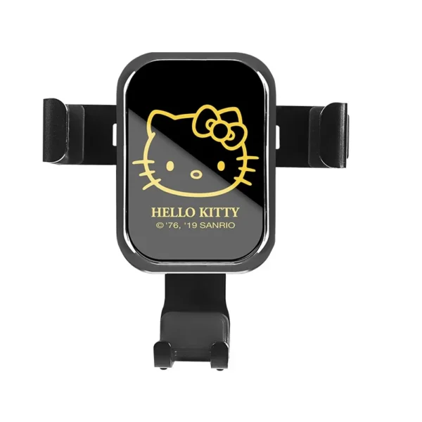 soporte para teléfono hello kitty negro