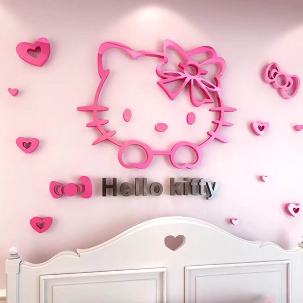 sticker hello kitty rosa
